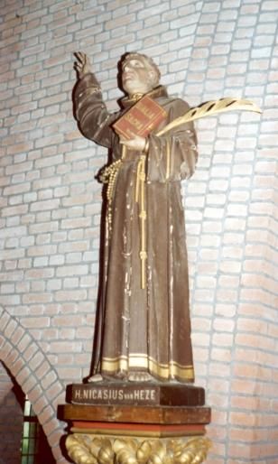 Nederland , Brielle, Bedevaartskerk Nicasius van Heeze, één van de Negentien Martelaren van Gorkum.