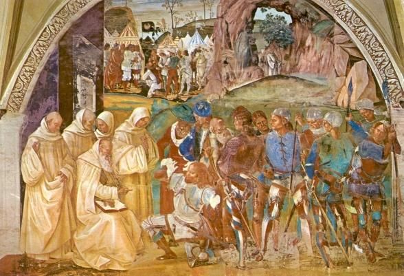 Benedictus ontdekt bedrog van valse Totila.