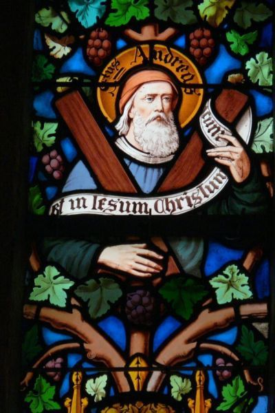 Andreas: 'Et in Jesum Christum, unicum [filium]' ('En in Jezus Christus, de enige [zoon]')