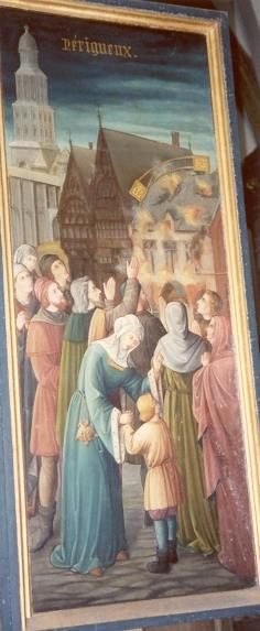 Maria komt de brandende stad Périgueux te hulp.