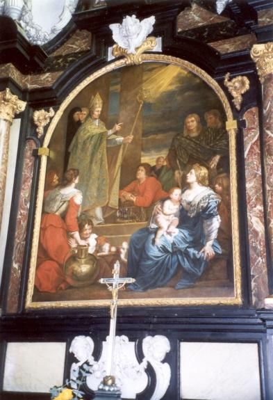 Sint Fredegandus preekt.