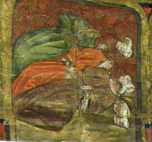 Bij het zien van haar heldhaftige moed, bekeren zich vier mannen tot het christendom. Ook zij sterven de marteldood.