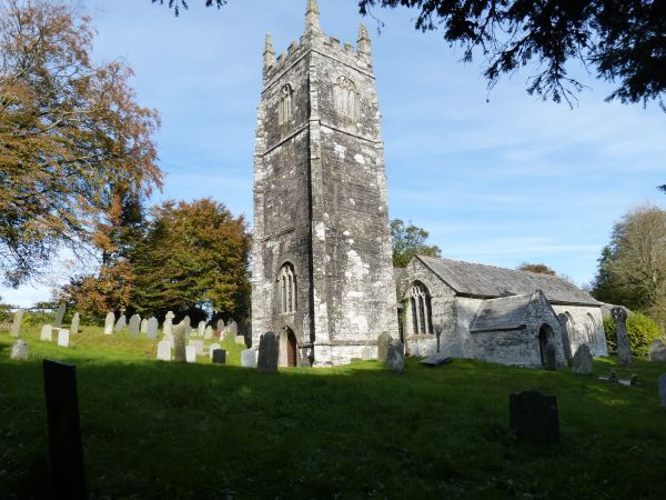 Kerkje van St-Sidwell in Laneast, Cornwall, Engeland.