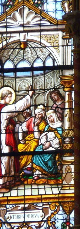 Cyriacus preekt voor Diocletianus.