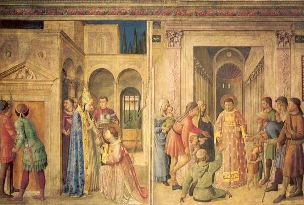 Taferelen uit het leven van Laurentius.