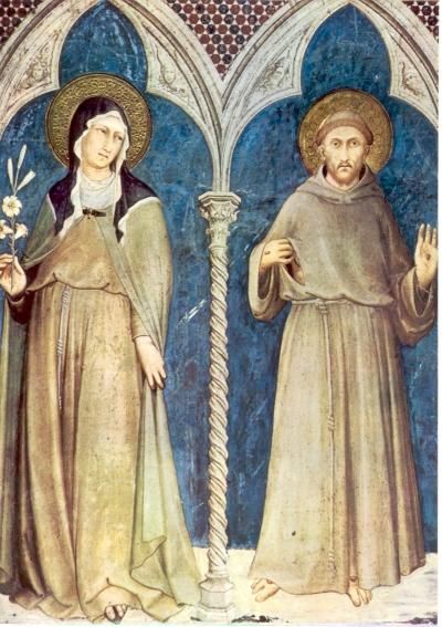 Clara en Franciscus.