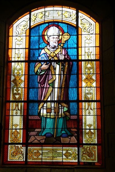 ± 1900(?), glasschilderkunst.