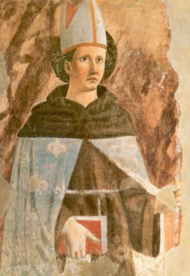 Wandschildering door Piro della Francesca