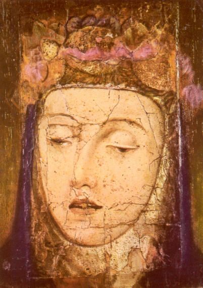Perú, Lima Ware portret van Sint Rosa.