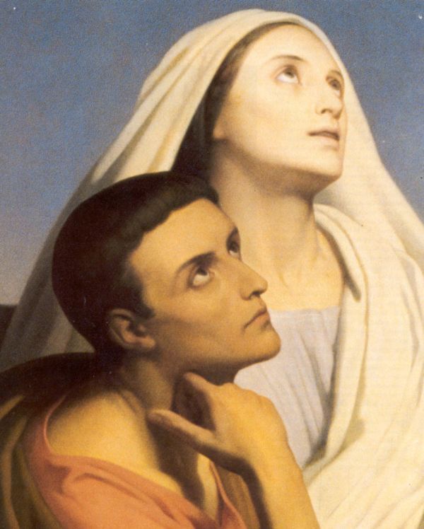 Augustinus en Monica.