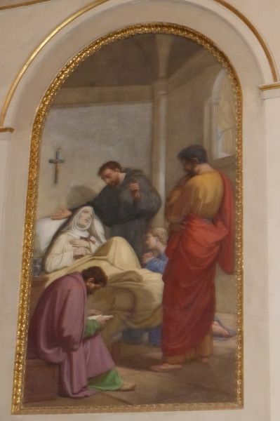 Augustinus & Navigius aan sterbed moeder Monica.