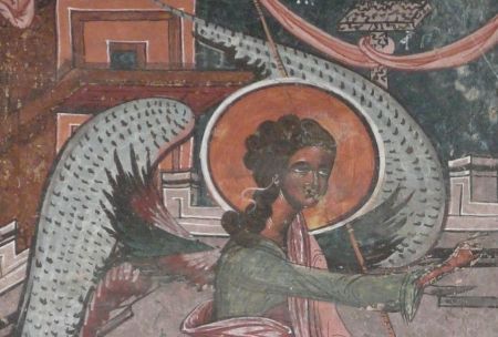 Akathistos-hymne Detail van vorige afbeelding.
