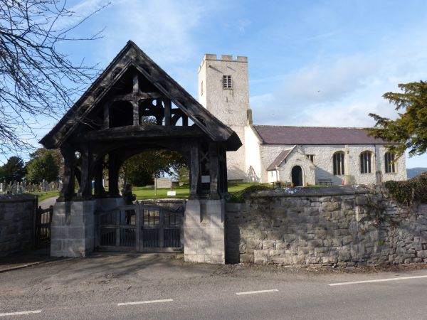 De kerk van St Marcella in Denbigh-Whitchurch, Wales