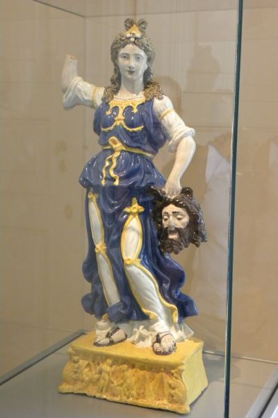 Judith toont het hoofd van Holofernes.