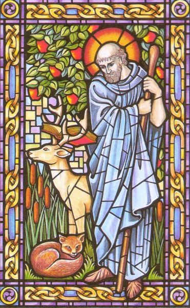 (Martin WALLACE 'Celtic Saints', Ierland, Belfast, Apple Tree).