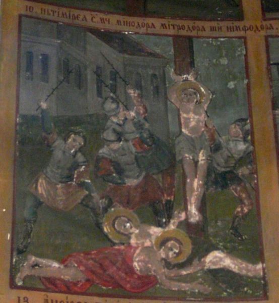 Menodora van Bythinië met Metrodora en Nymfodora