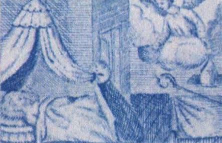 De bisschop van Piemonte droomt dat hem door seleuccio het heilgdom geopenbaard zal worden.