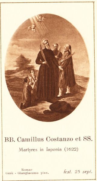 Camillo Costanzo met Augustinus Ota e.a.