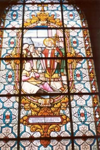 Sint Cornély van Bretagne (alias Cornelius Paus) wekt het dochtertje van een Romeins senator tot leven.