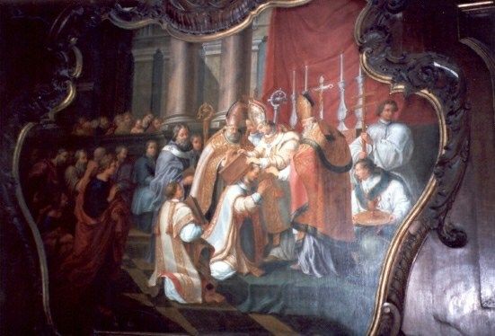 Cyprianus wordt tot bisschop gewijd.