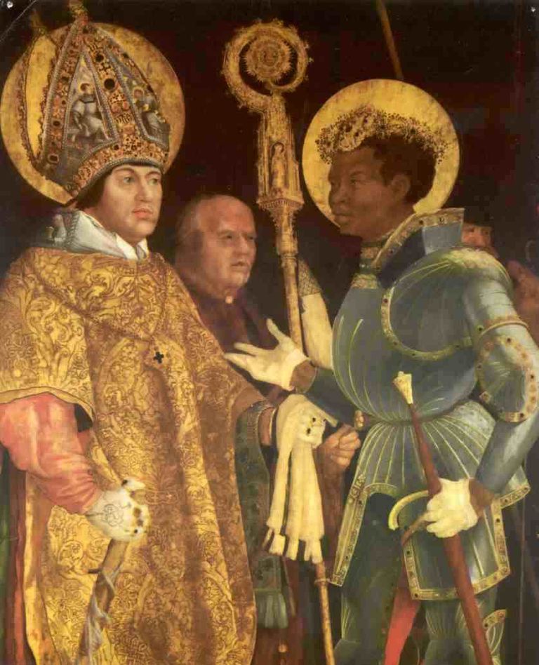 Links: Erasmus, Rechts: Agaunum.