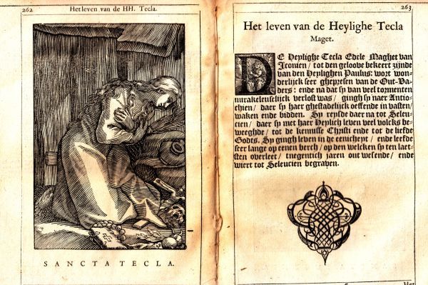 in: CHRISTOPHORUS à Sichem ''t Bosch der Eremyten ende Eremitinnen van Aegypten ende Palestinen met figuren van Abraham Blommaert' Antwerpen, Ieronymus Verdussen, 1654 (nr.165 literatuurlijst).