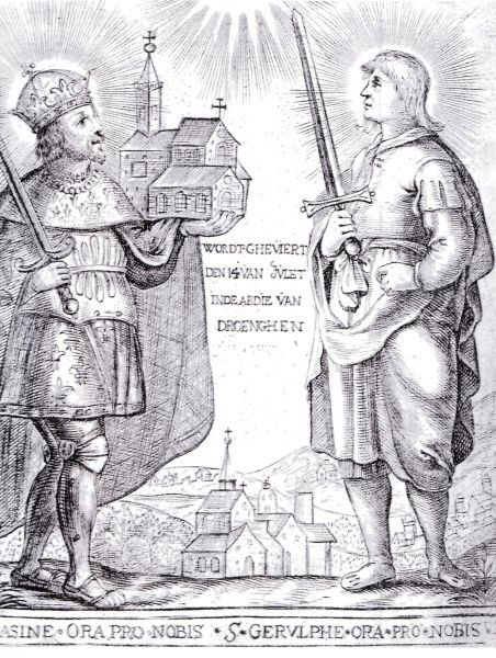 Gerulfus en Basinus op één afbeelding.