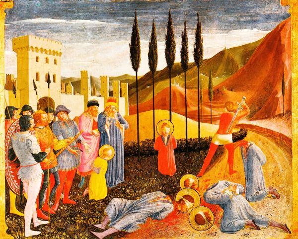 Marteldood van Cosmas, Damianus en hun broers.
