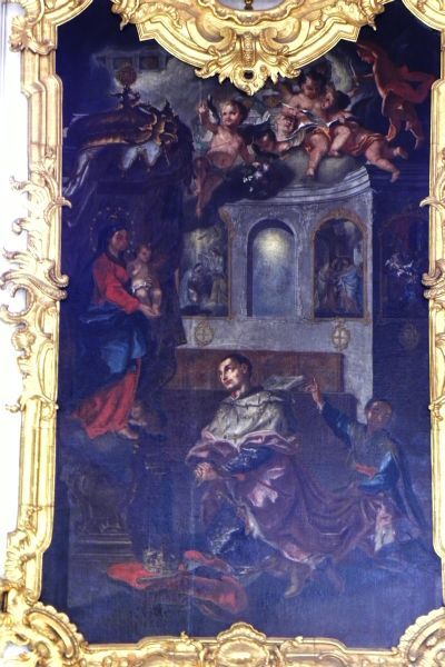 Wenceslaus vereert Maria.