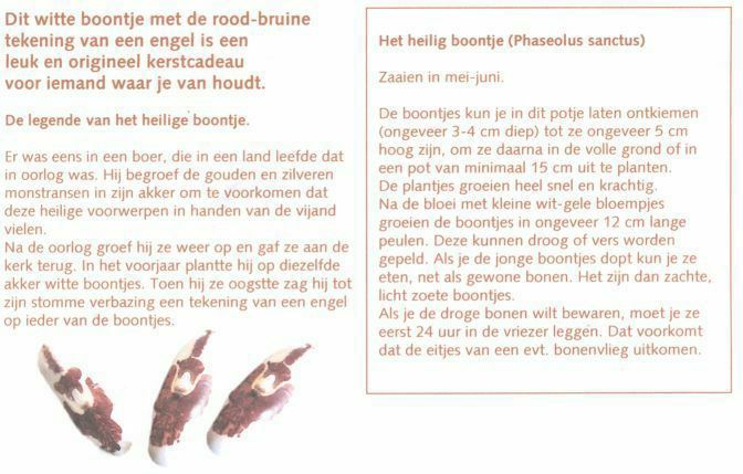 Uitleg bij de heilige boontjes...