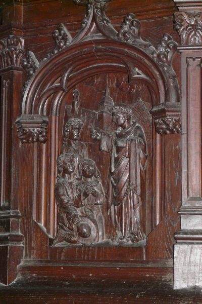 Sint Léry verkondigt het evangelie aan de plaatselijke bevolking.
