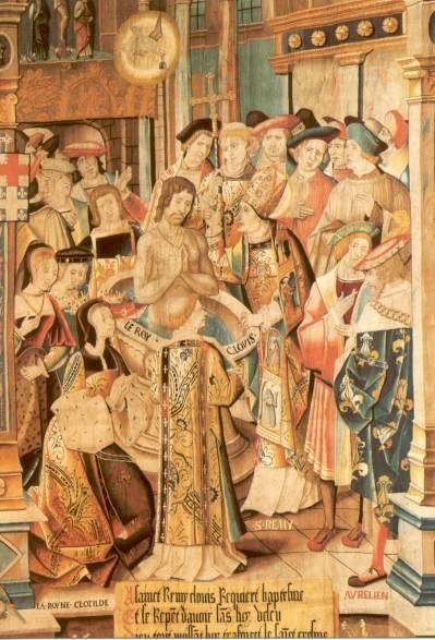 Remigius doopt Clovis.