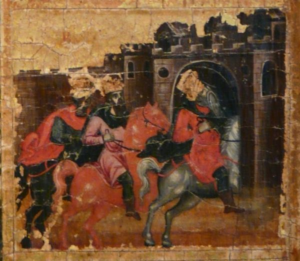 10. Juichend konden de wijzen, godsherauten geworden, weer naar het land van Babylon reizen. Uw vermaningen voerden zij uit, en de Christus beleden zij luid overal. Herodes tot zijn razernij, misleidend, mochten zij u prijzen:...
