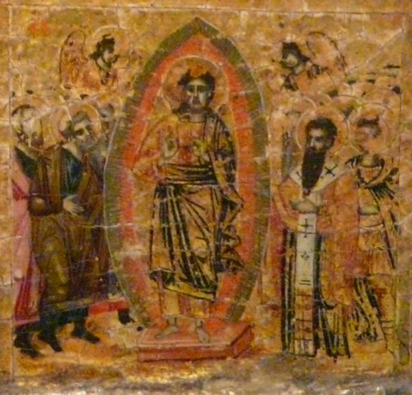24. Neem dit lied, ons geschenk, in ontvangst, en bevrijd ons van onheil en angst, heel en al. Behoed ons voor de toorn die dreigt, en laat Hem onze lof aanvaarden:... Macedonië, Skopje, Nationaal Museum.