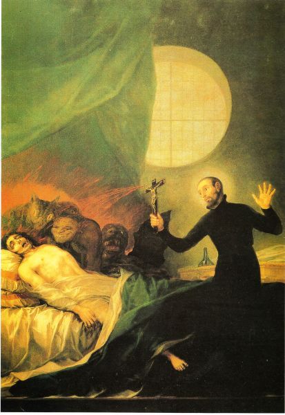 Franciscus drijft duivels uit.