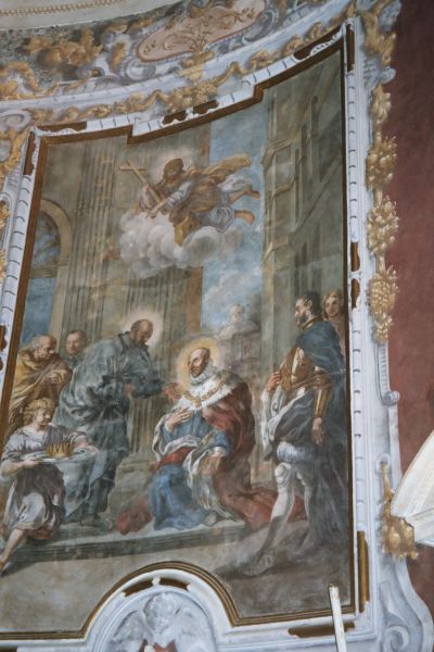 Franciscus Borja (kroon afgezet) met Ignatius als geestelijk leidsman.