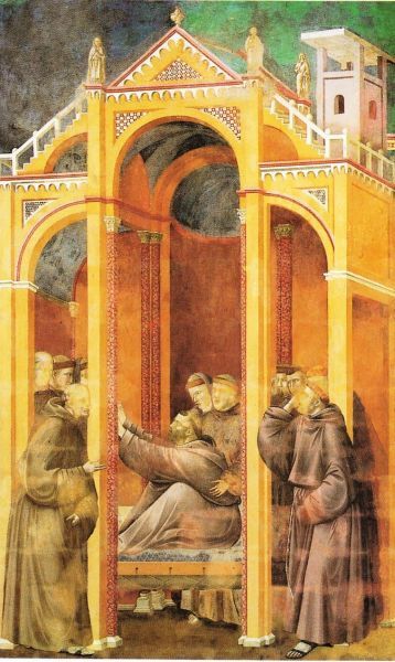 De franciscaner broeder Augustinus van Lavoro stierf in dezelfde vroege morgen als Franciscus. 'In die tijd was in Terra di Lavoro broeder Augustinus minister van de broeders, een in alle opzichten voortreffelijk en heilig man. Hij lag op sterven en had al lang geen woord meer kunnen zeggen. Plotseling hoorden de omstanders hem luid roepen: "Wacht toch even op mij, vader, wacht even; ik ga met u mee!" De broeders waren zeer verbaasd en vroegen hem naar wie hij zo onstuimig riep. "Zien jullie onze vader Franciscus dan niet naar de hemel gaan?" vroeg hij hun. Meteen maakte zijn heilige ziel zich van zijn lichaam los en volgde de heilige vader.