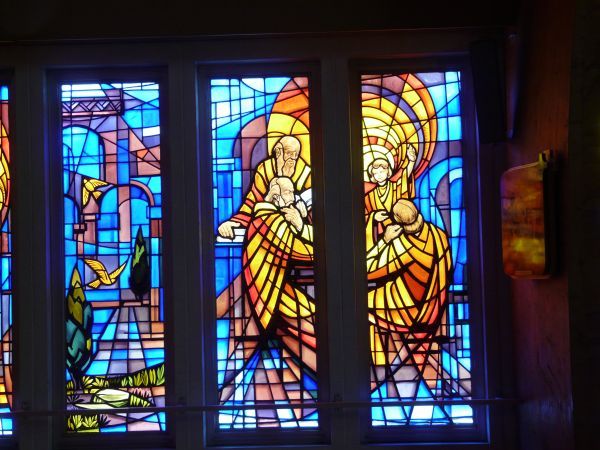 Vijfde Blijde Geheim: Jezsus wordt in de tempel teruggevonden.