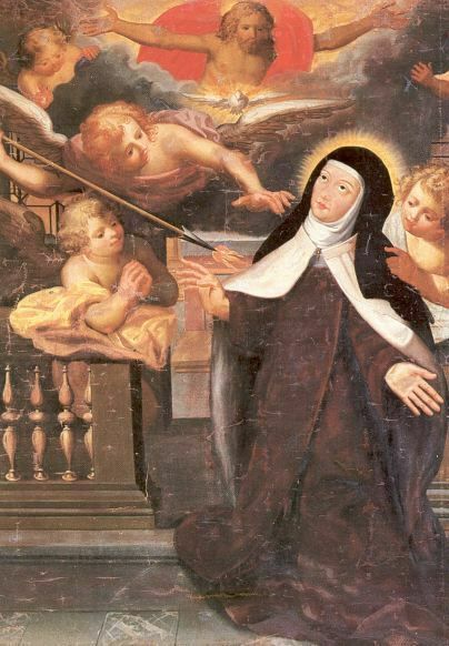 Teresa gezegend met liefde.