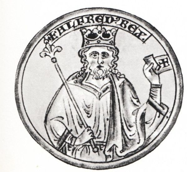 'Alfred Rex' (Koning Alfred).