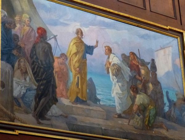 Sint Petrus zendt Marcianus naar Syracuse