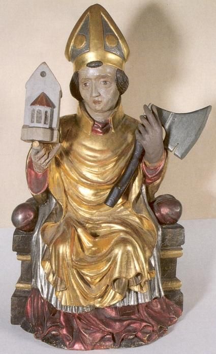 1e helft 15e eeuw. Houtssculptuur