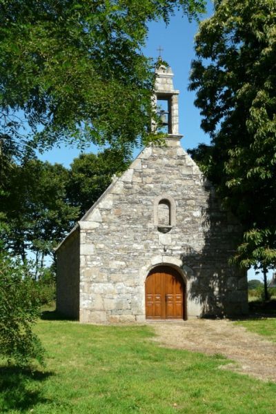 Kapel van Sint Dogmaël nabij Lannion, Bretagne, Frankrijk.