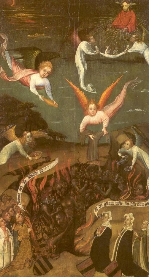 Redding van de zielen uit het vagevuur.