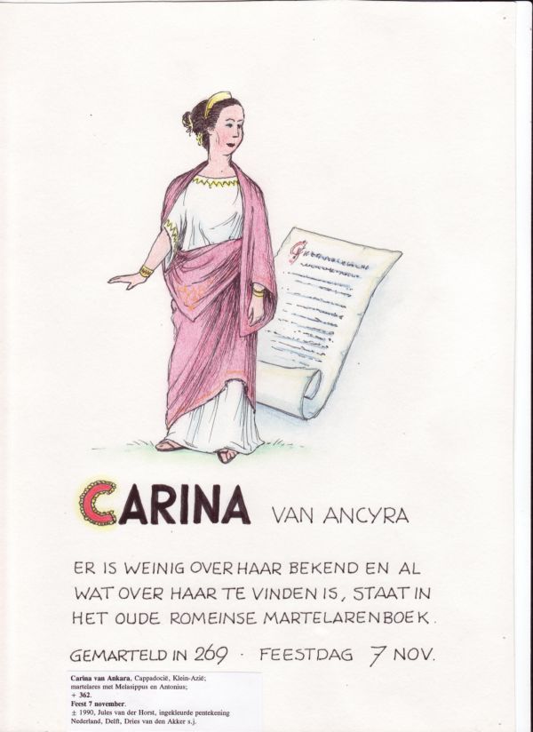Melasippus van Ankara met Antonius en Carina