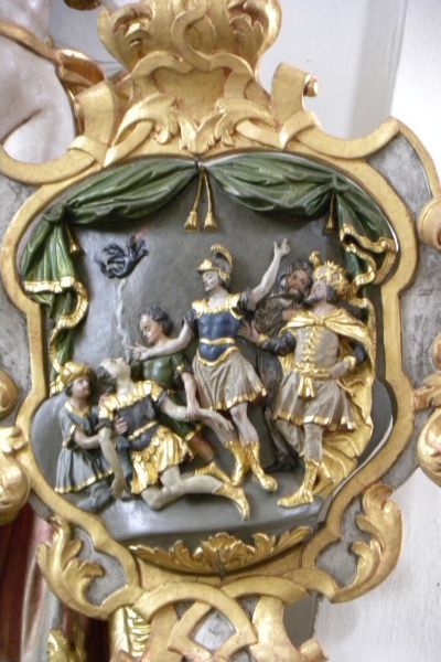 Tiberius drijft duivel uit dochter van de keizer.