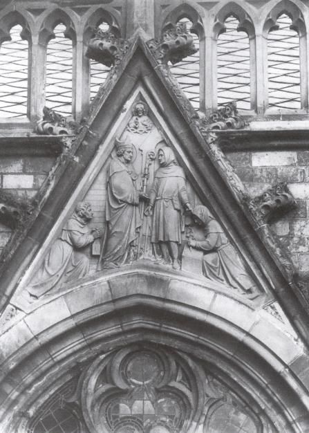 Martinus sticht klooster Marmoutier (?).