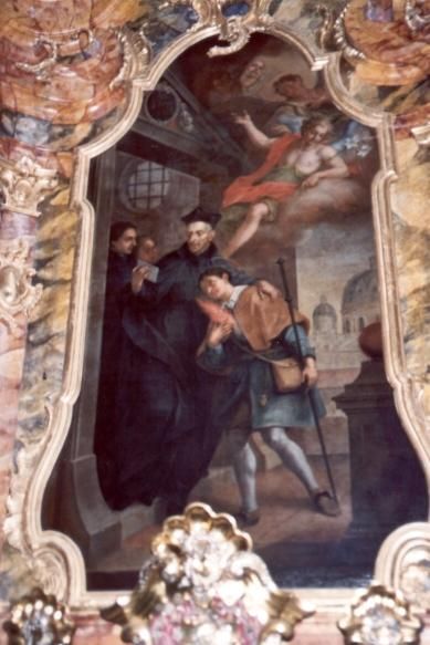 Stanislas meldt zich bij Petrus Canisius met aanbevelingsbrief van zijn biechtvader in Wenen.