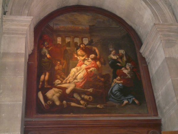 Marteldood van Cecilia, Valerianus en Tiburtius.