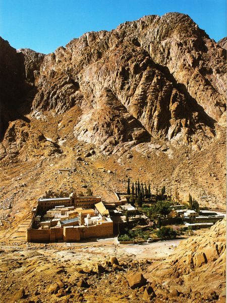 Catharianklooster op de Sinaï, Egypte.